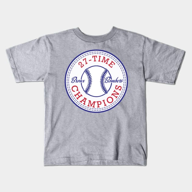 27-Time Champion All-Star Kids T-Shirt by PopCultureShirts